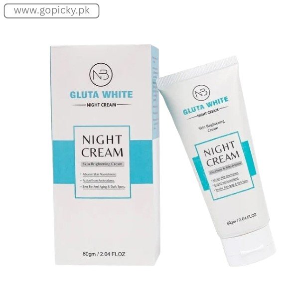 Gluta White Skin Glowing & Brightening Night Cream in Pakistan