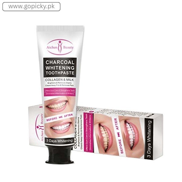 Aichun Beauty Charcoal 3 Day Toothpaste In Pakistan
