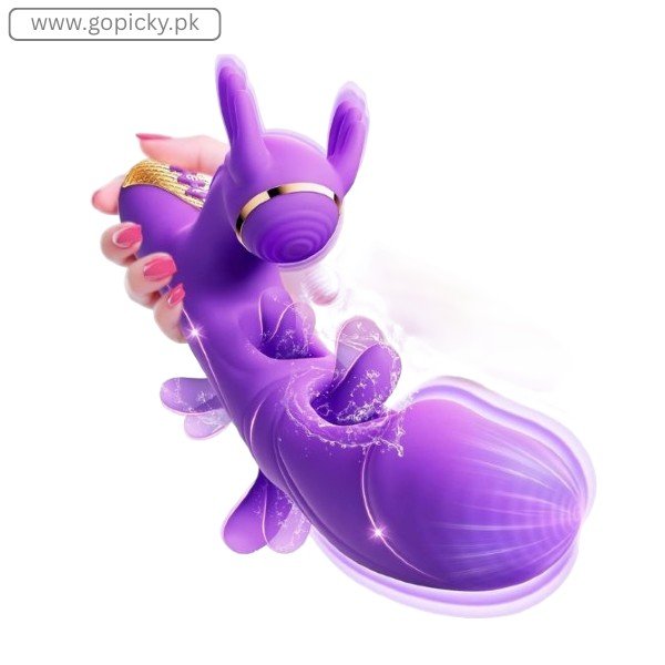 Rabbit Vibrator Dildo Sex Toys for Women Flapping in Pakistan