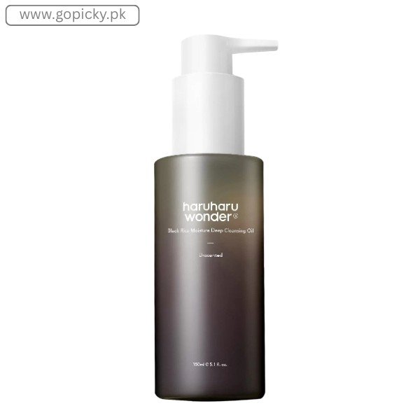 HaruHaru WONDER - Black Rice Moisture Deep Cleansing Oil in Pakistan