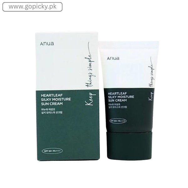ANUA - Heartleaf Silky Moisture Sun Cream in Pakistan