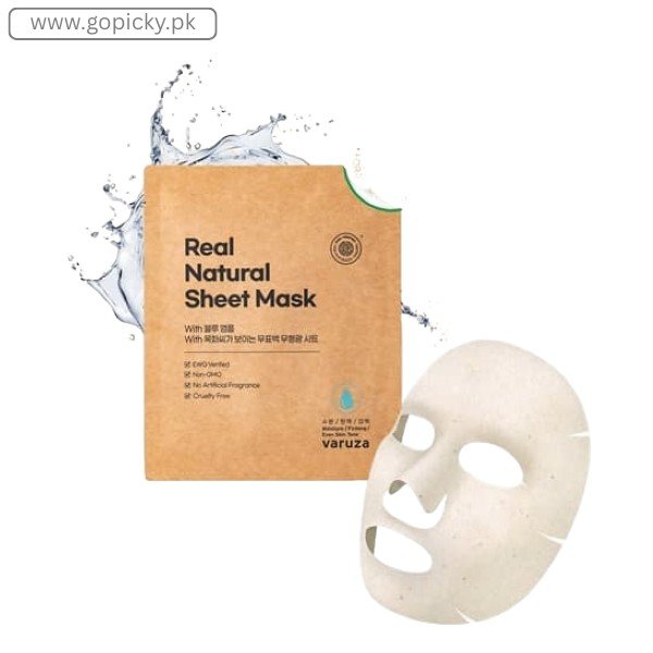Varuza - Real Natural Sheet Mask With Blue Ampoule in Pakistan