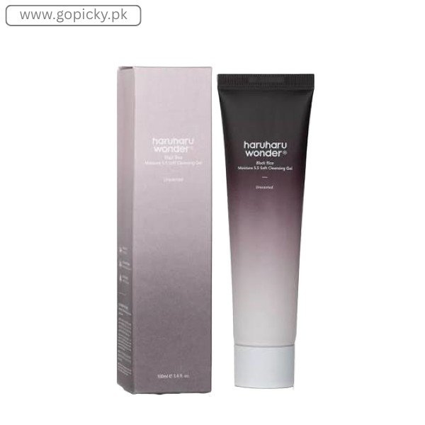 HaruHaru WONDER - Black Rice Triple AHA Gentle Cleansing Gel in Pakistan
