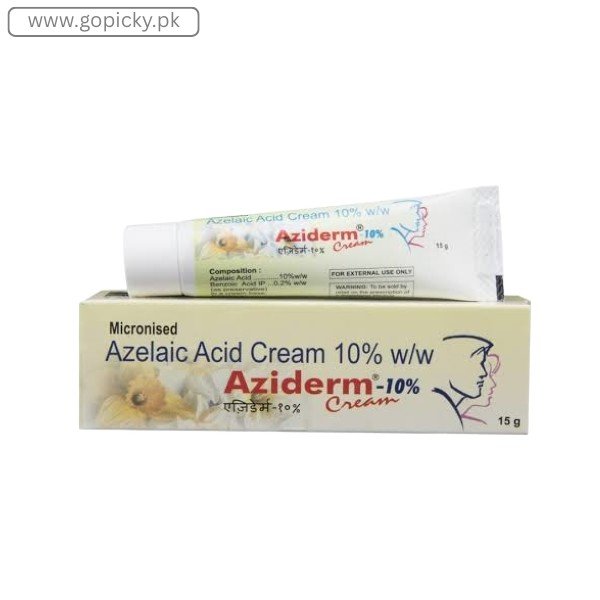 Micronized Azelaic Acid 10 Aziderm 15g Cream In Pakistan