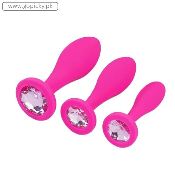 Butt Plug Jeweled Silicone Anal Toys in Pakistan