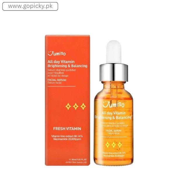 Jumiso - All Day Vitamin Brightening & Balancing Facial Serum in Pakistan