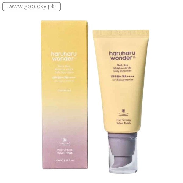 HaruHaru WONDER  Black Rice Moisture Airyfit Sunscreen in Pakistan
