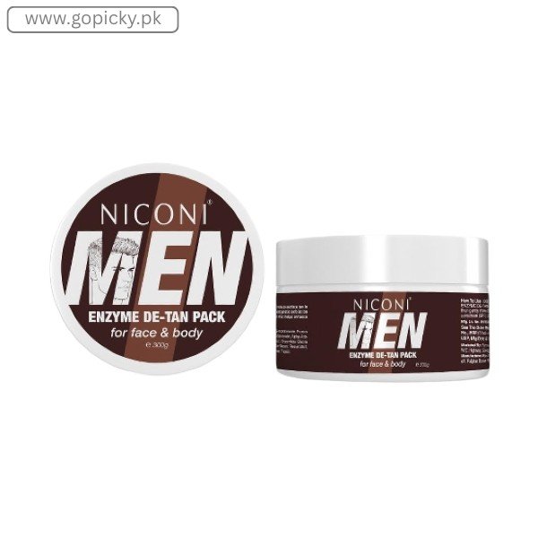 Niconi Men Enzyme De-Tan Pack For Face & Body (300g) In Pakistan