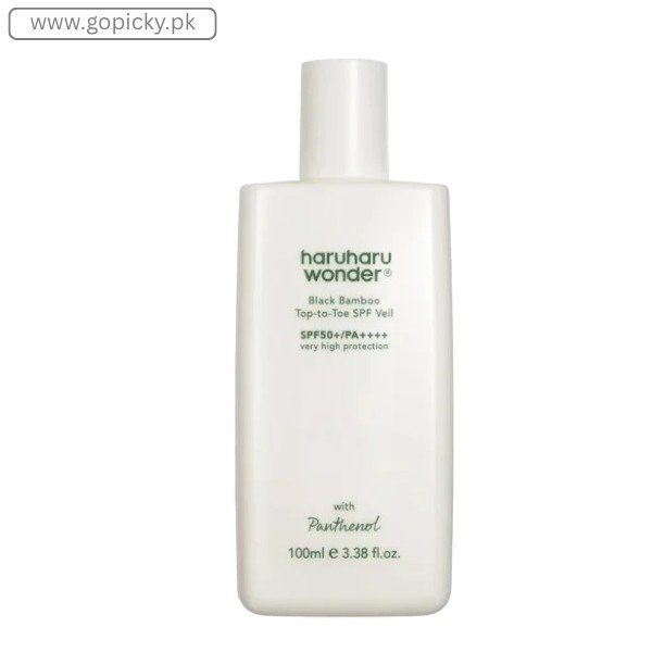 HaruHaru WONDER - Black Bamboo Top-to-Toe SPF Veil in Pakistan