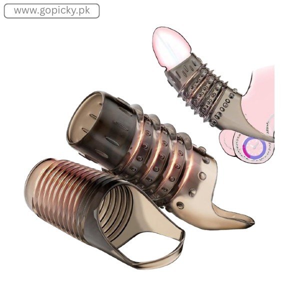 2pcs Transparent Black Silicone Cock Rings in Pakistan