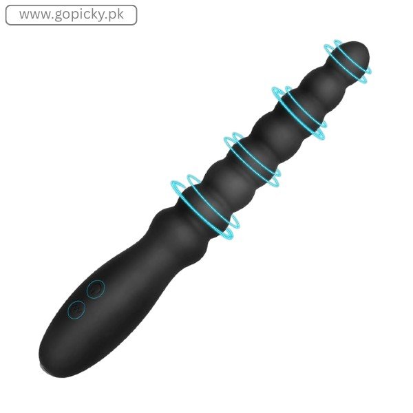 Multi Speed Vibrating Anal Beads Butt Plug Adult in Pakistan