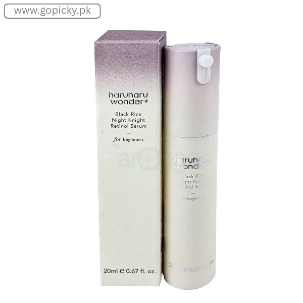 HaruHaru WONDER - Black Rice Night Knight Retinol Serum in Pakistan