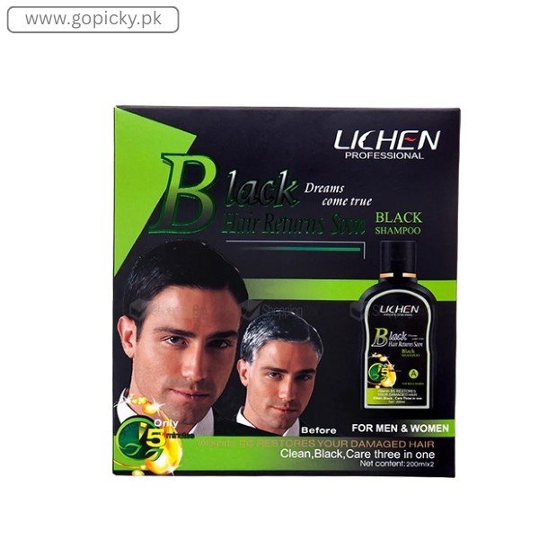 Lichen Black Hair Shampoo In Pakistan
