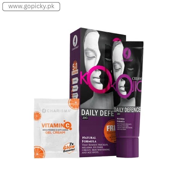 Charisma Kojic Cream 20g Daily Defense for Fairness & Glow In Pakistan