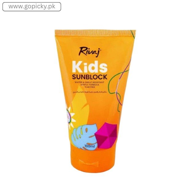 Rivaj Kids Sunblock Water & Sweat Resistant in Pakistan