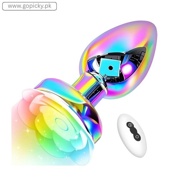 Colorful Vibrator Anal Plug in Pakistan