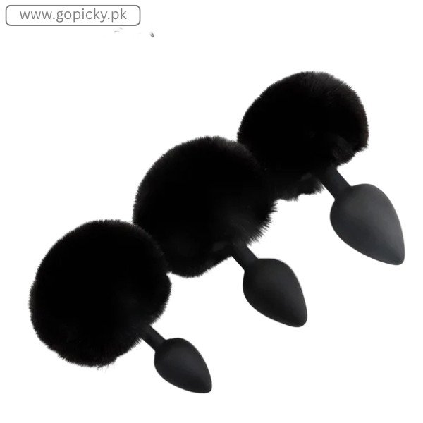 Fluffy Bunny Tail Anal Plug in Pakistan